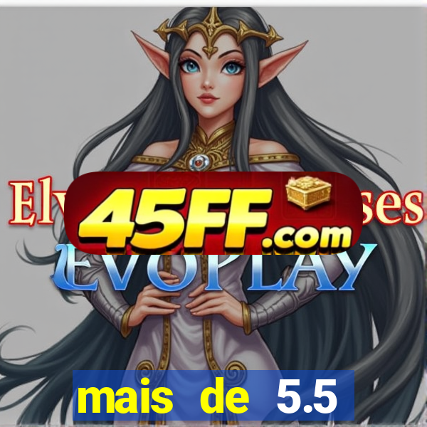 mais de 5.5 escanteios o que significa